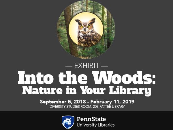 Into the Woods: Nature in Your Library graphic ad