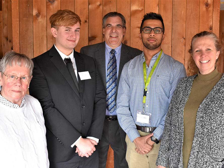Irene Thomas Scholarship committee and winners