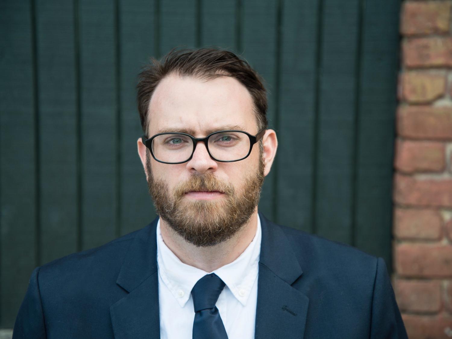Jared Yates Sexton, an associate professor of creative writing at Georgia Southern University, pictured.