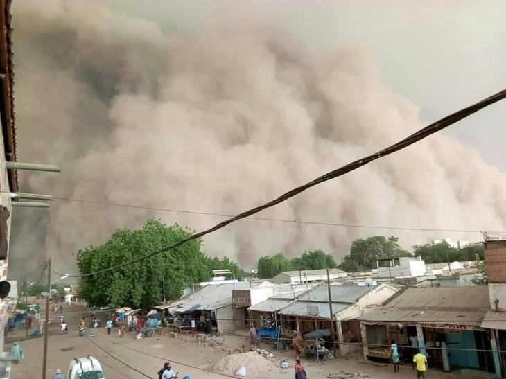 Dust storms are a frequent threat to public health in parts of West Africa. 