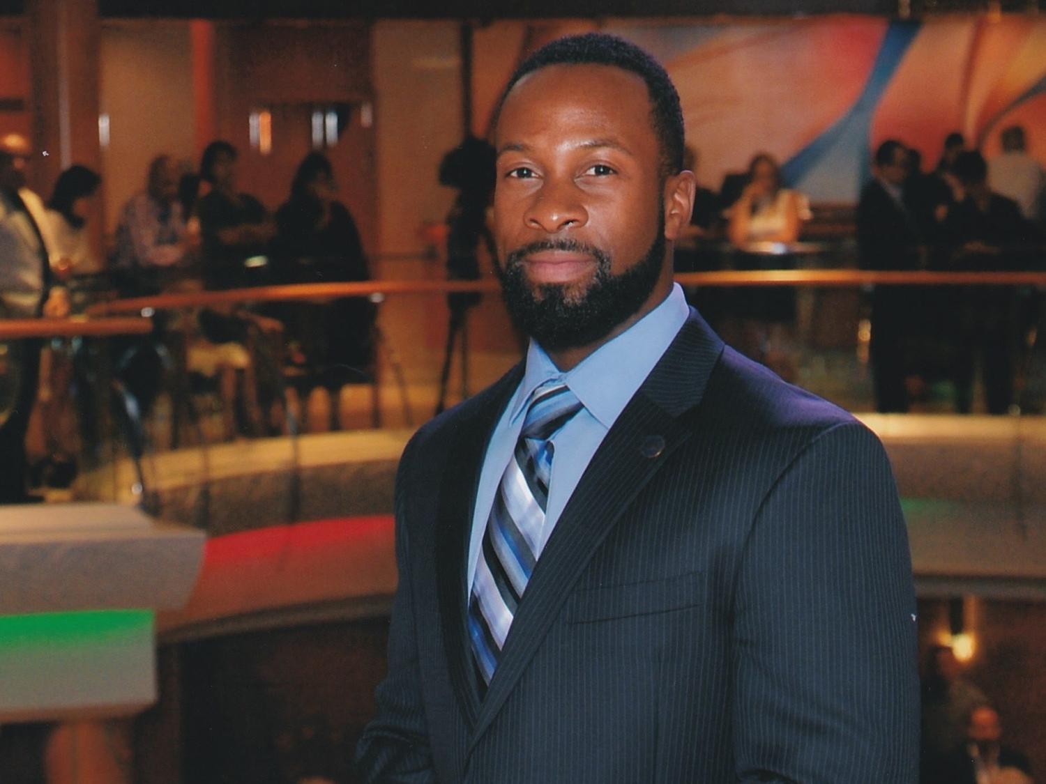 A portrait of Penn State Behrend alumnus Jeremy O'Mard.