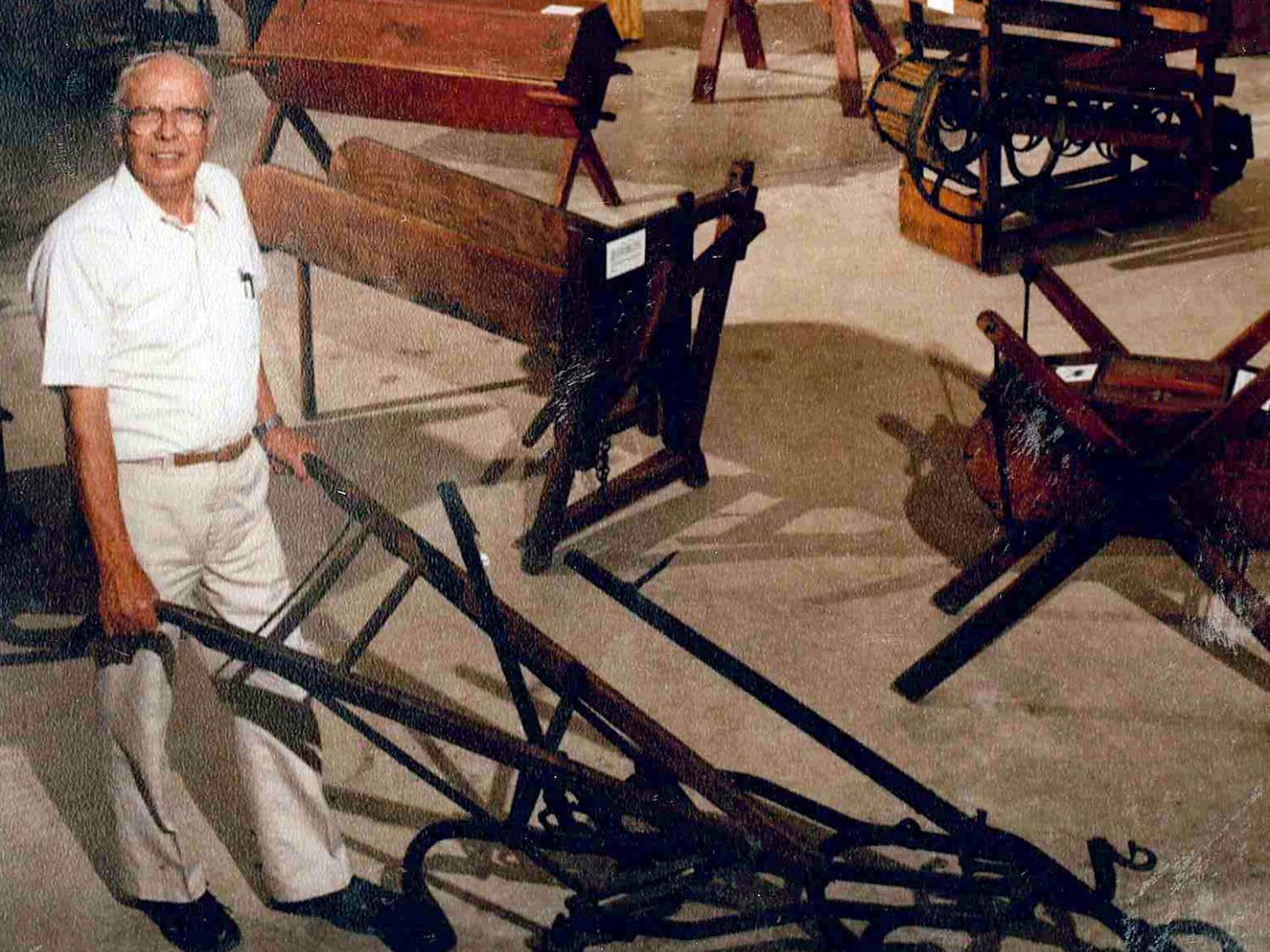 Jerome K. Pasto, curator of the Pasto Agricultural Museum at Penn State