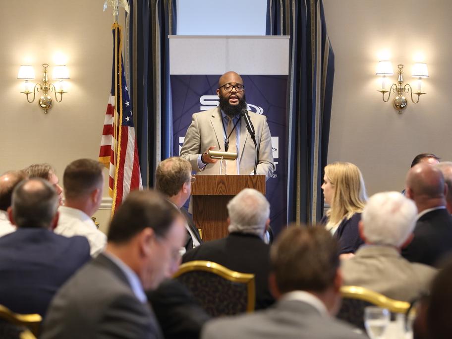 Jordan Burris at SIA GovSummit in 2018