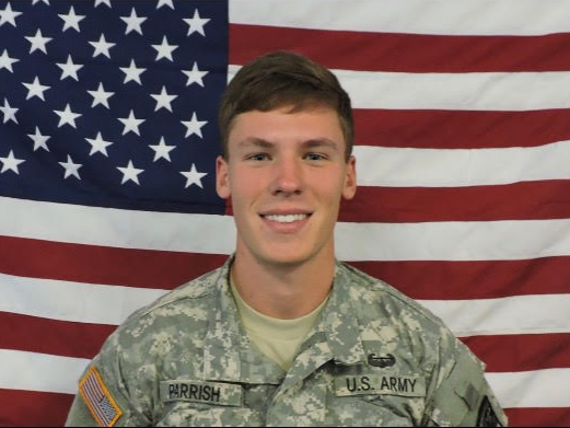 Student marshal Josh Parrish.