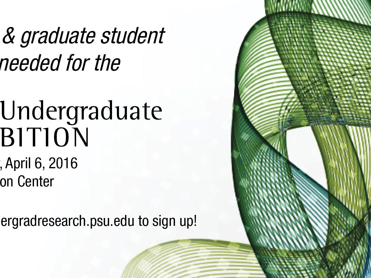 Judges needed for April 6 Undergraduate Exhibition