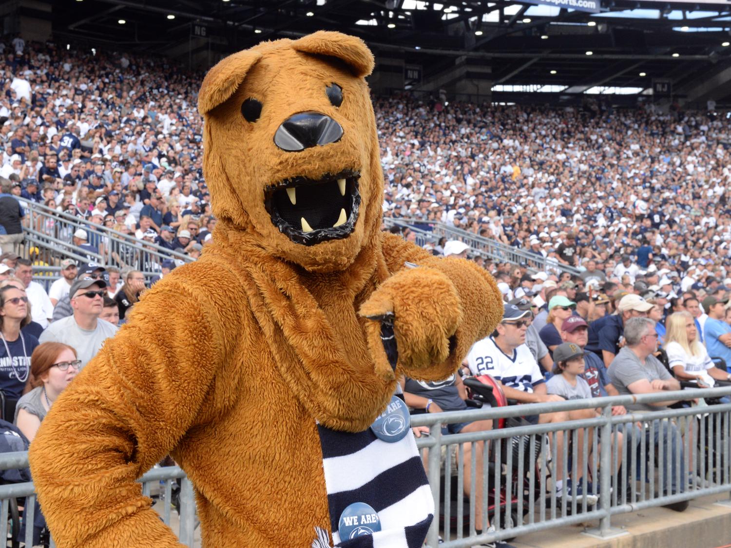 The Nittany Lion mascot