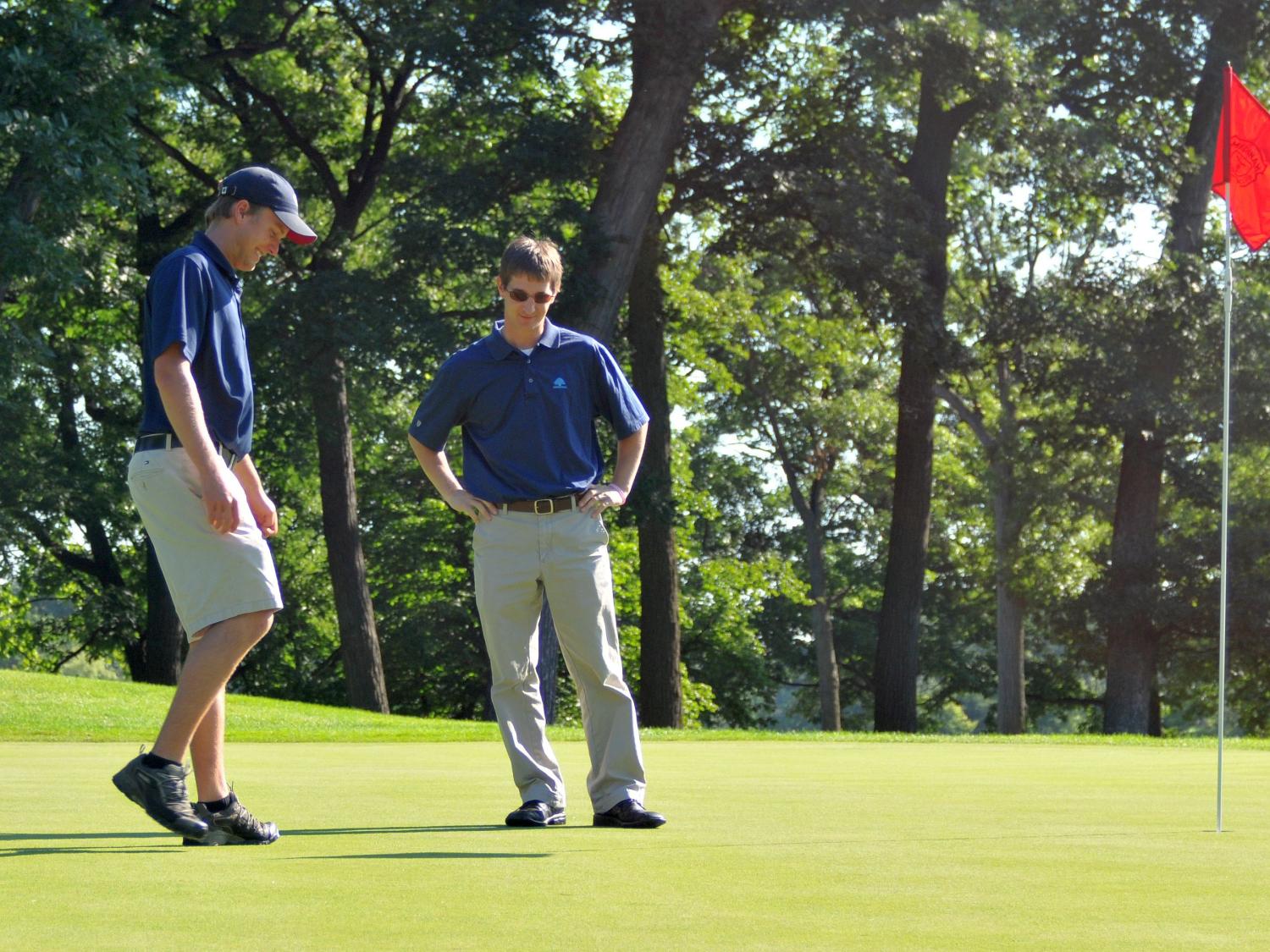 John Kaminski & former student at Medinah