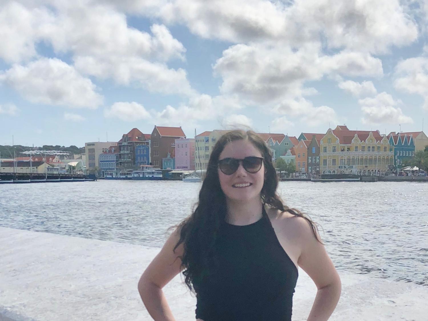 Kayla Clements in Curacao