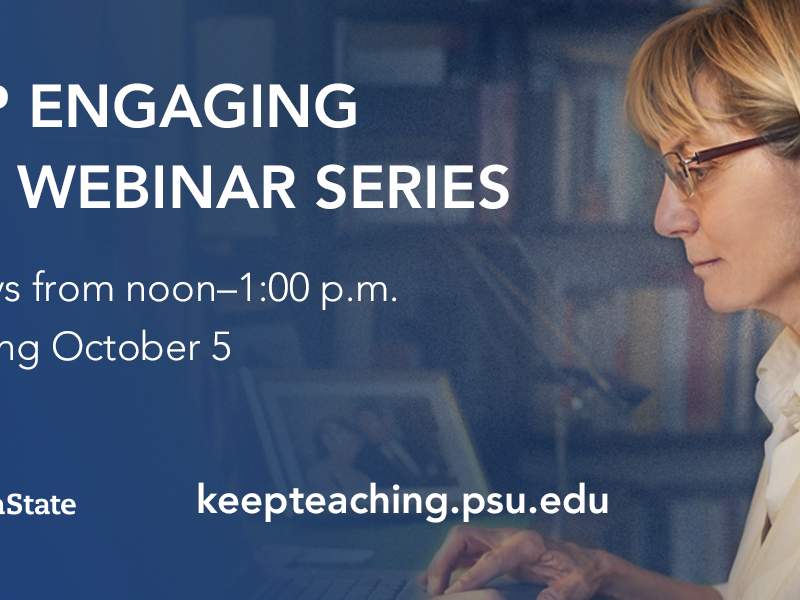 Keep Engaging Fall Webinar Series