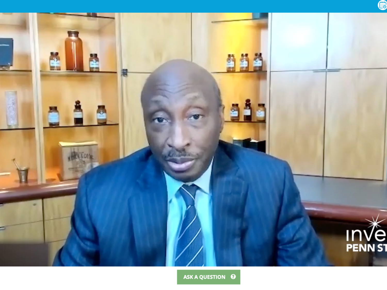 Ken Frazier speaking at IPS Venture and IP Conference