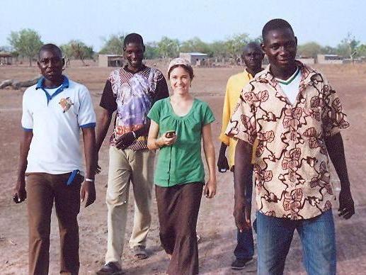 Kristal Jones in Africa