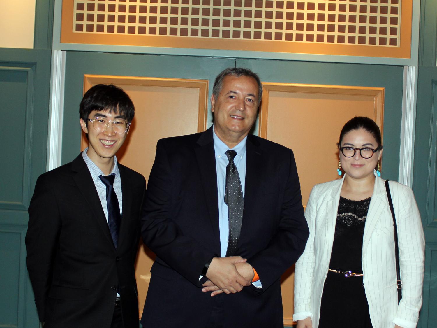 Sang Jin Kweon, Jose Ventura, Bárbara Venegas