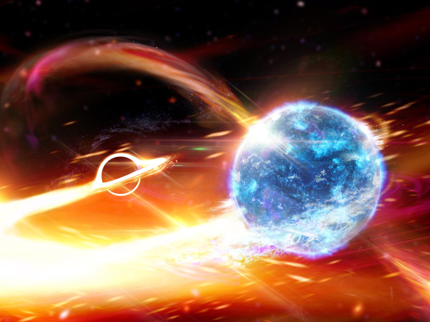 Artist impression of mysterious astronomical object