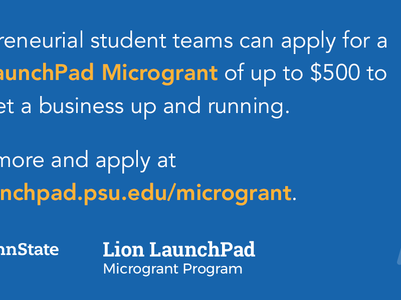 Lion LaunchPad Microgrant
