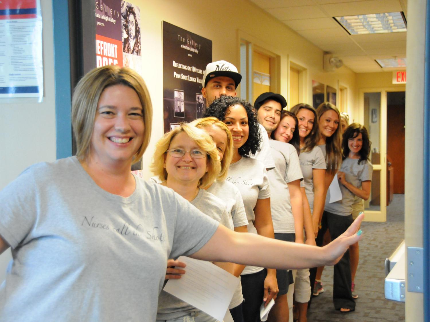 Practical Nursing Program graduates line up