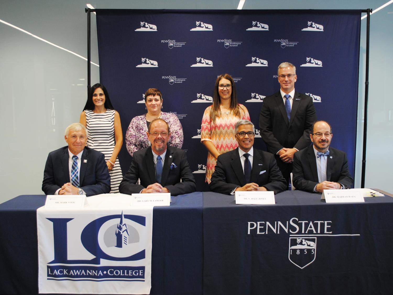 Lackawanna College and Penn State campuses sign articulation agreement