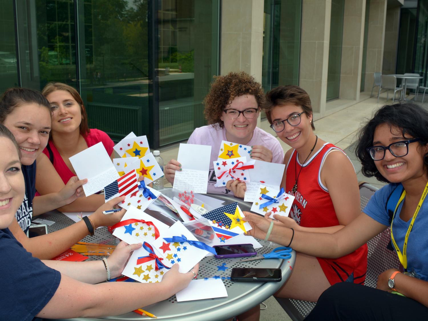 Schreyer Honors College Scholars write letters to military veterans