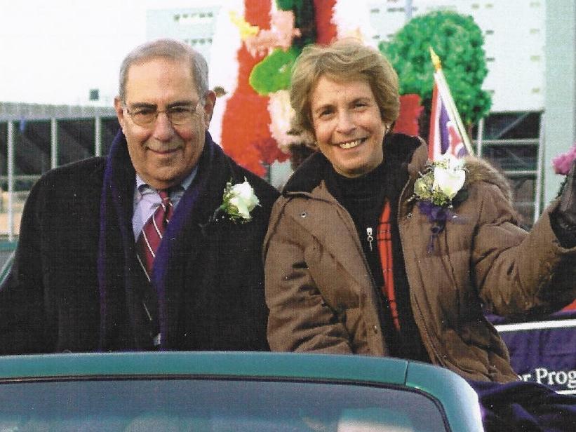 Lew and Karen in Homecoming Parade