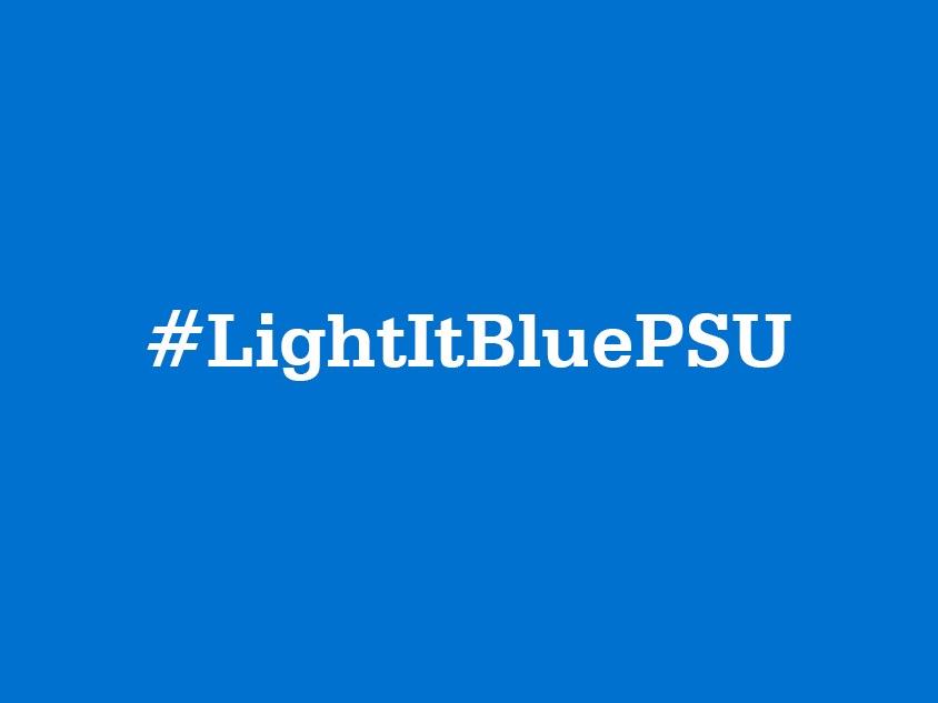 #LightItBluePSU