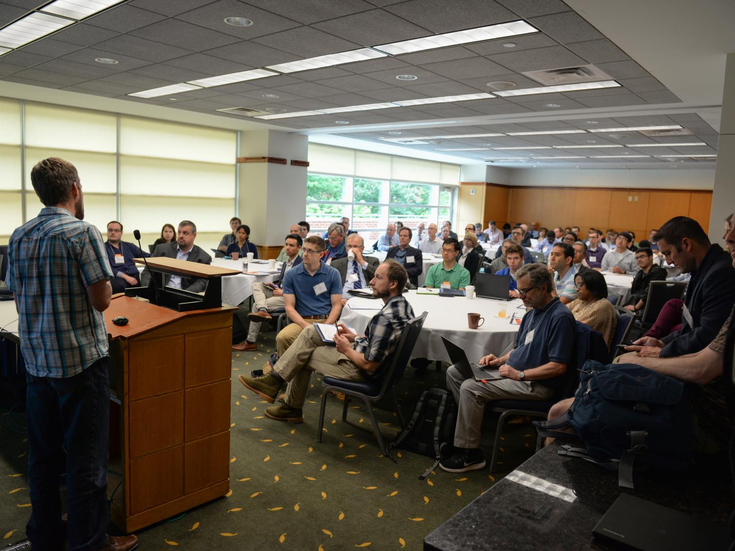 A presenter at Energy Days 2018
