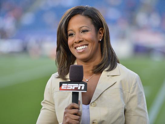 Lisa Salters sideline