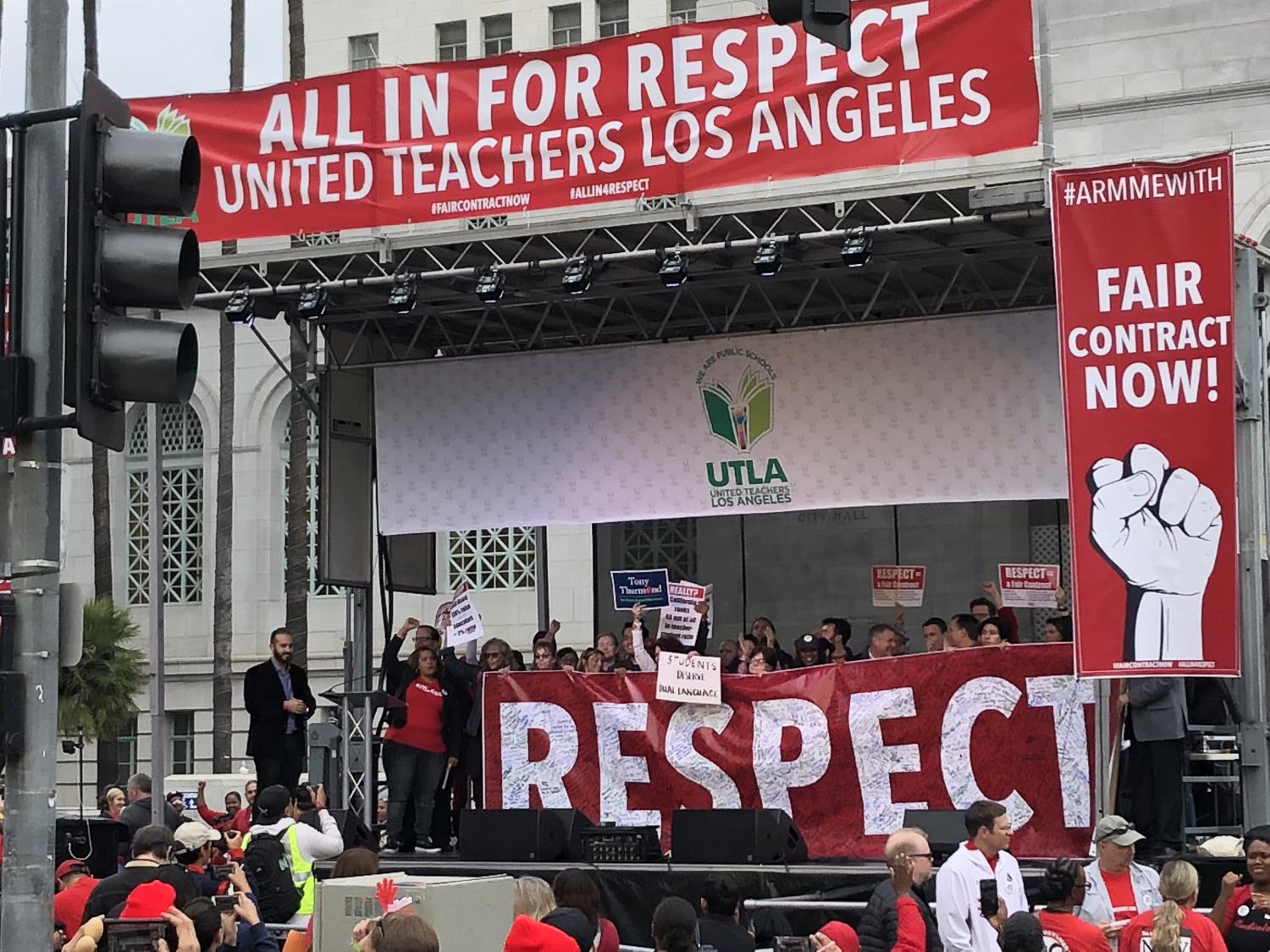LA Teachers rally May 2019