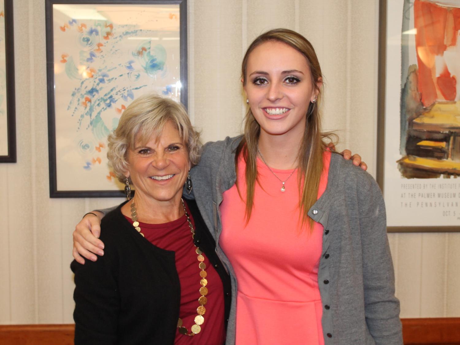 Liberal Arts student Meghan Stouter and alumni mentor Lynn Flayhart