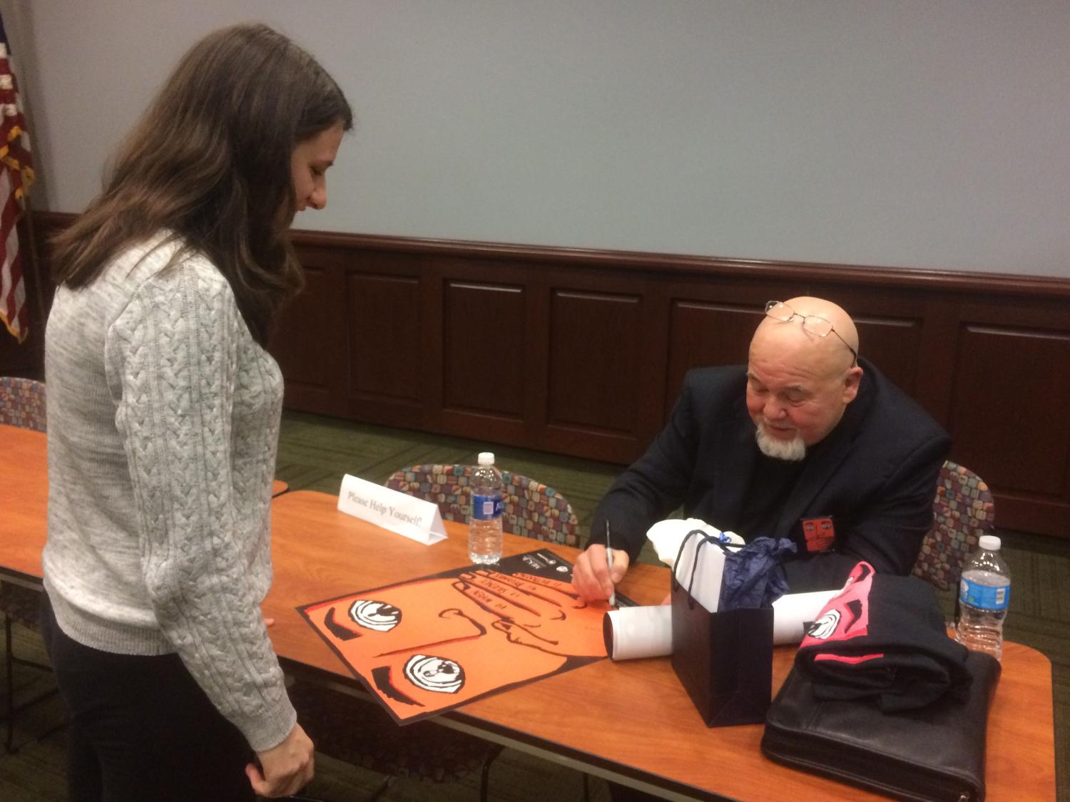 Tom Houck and Penn State student Krista Grennan