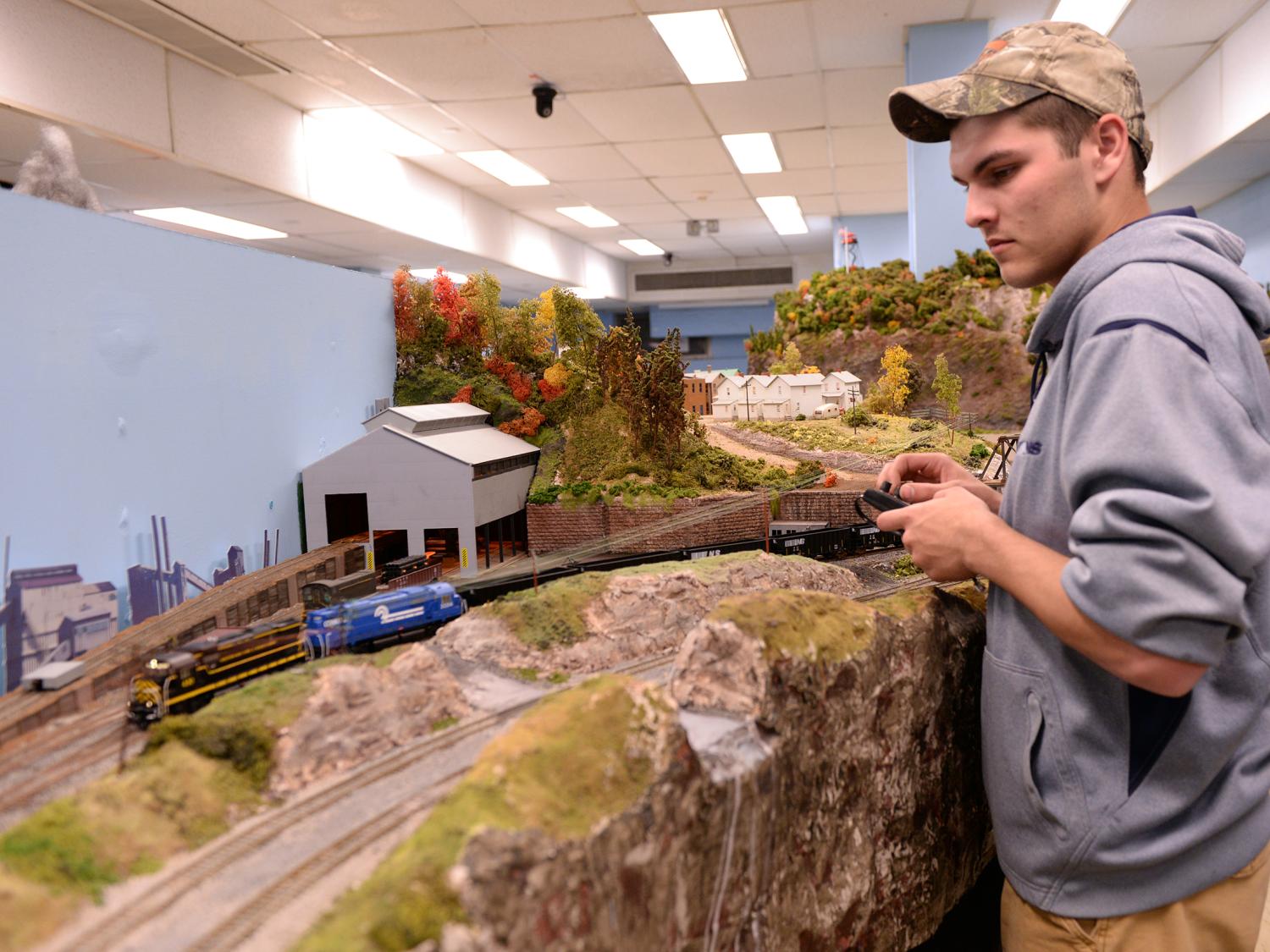 Student tests model train