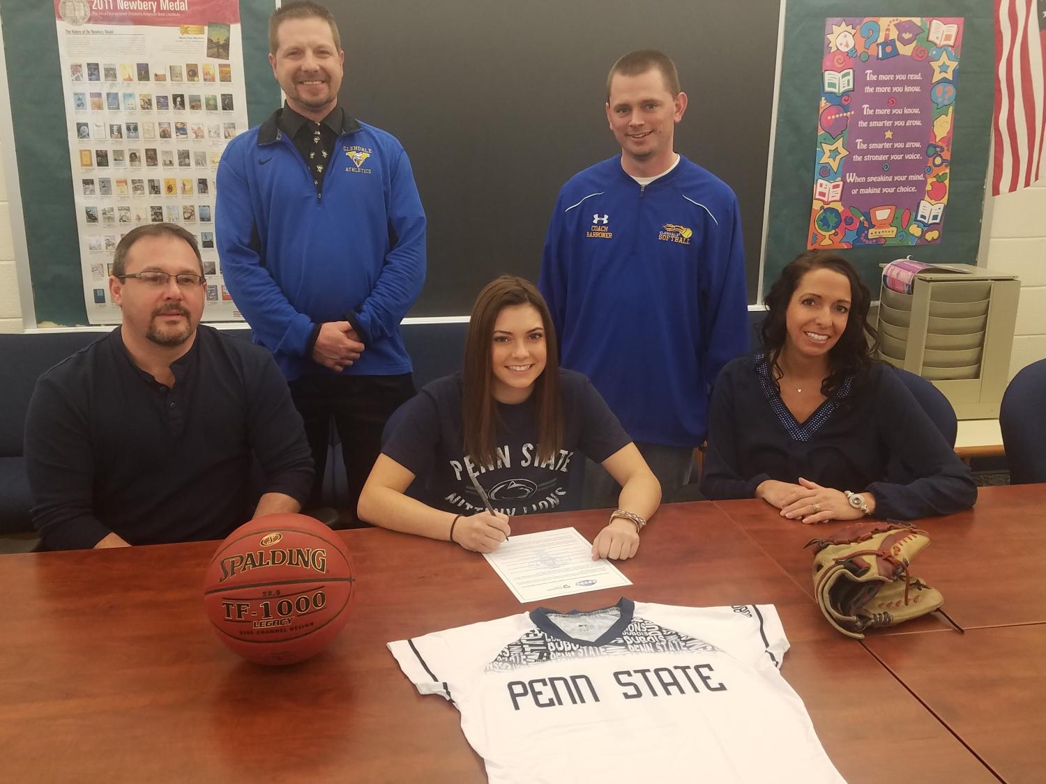 Makenzie Lukehart signs with Penn State DuBois