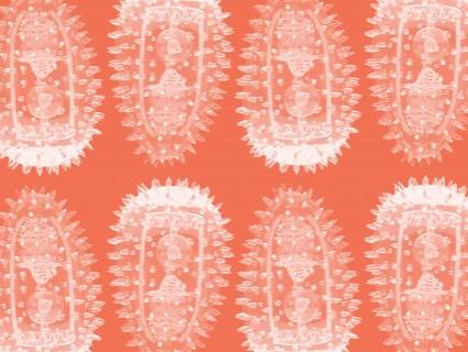 Glass sculptures of the malaria parasite