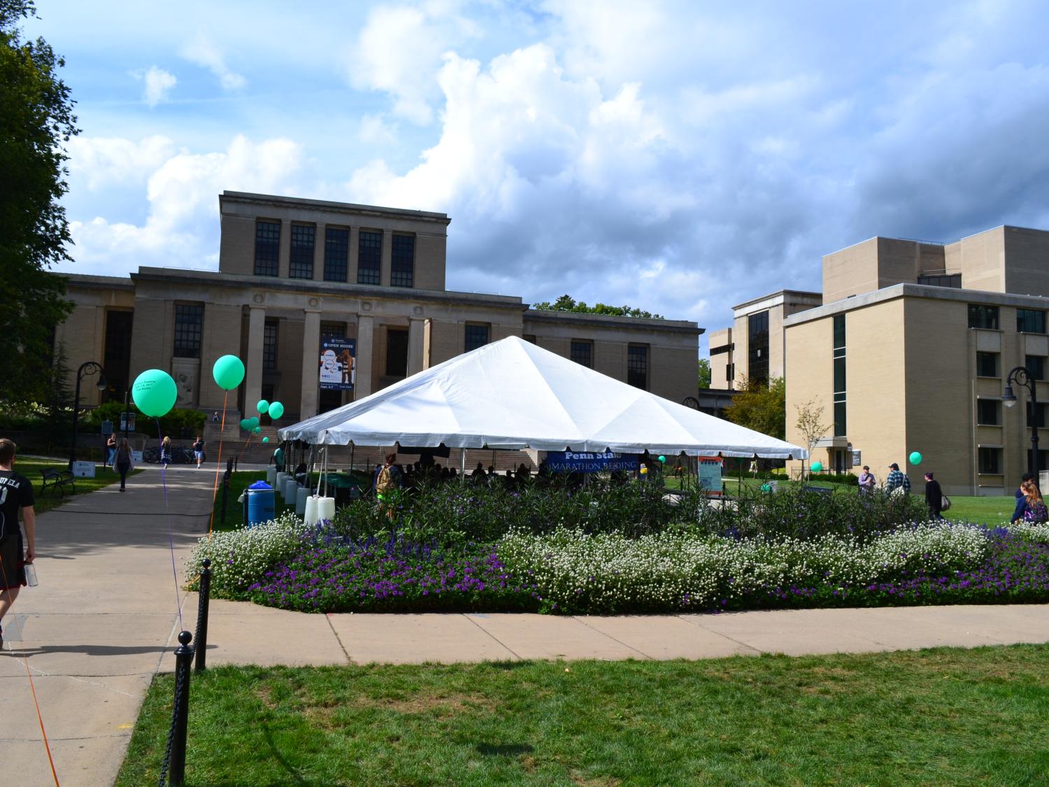 Marathon Read tent