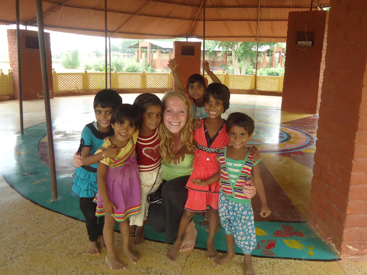 Penn State graduate Marcy Herr worked in orphanage in Jaipur, India, for three weeks in 2012 as part of a trip with the Schreyer Honors College. 