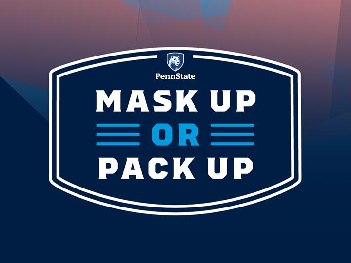 Mask Up or Pack Up Logo