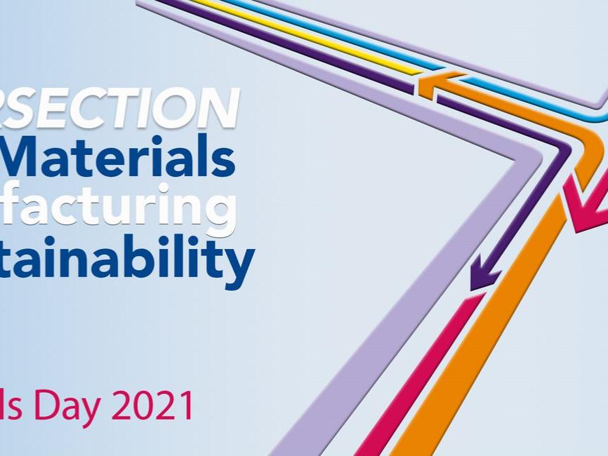 Promotional image for Materials Day with Intersection of Materials, Manufacturing, and Sustainability
