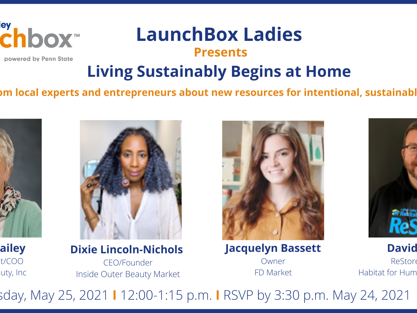 A marketing brochure including 4 headshots