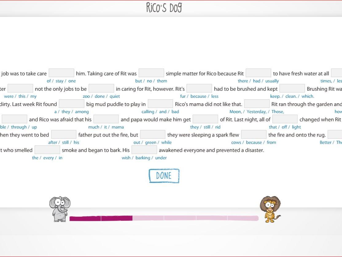 An image of a sample Maze Test.