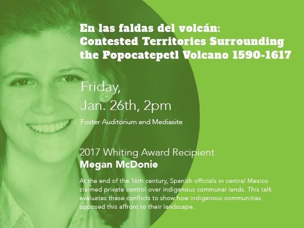 2017 Whiting Award Speaker presentation