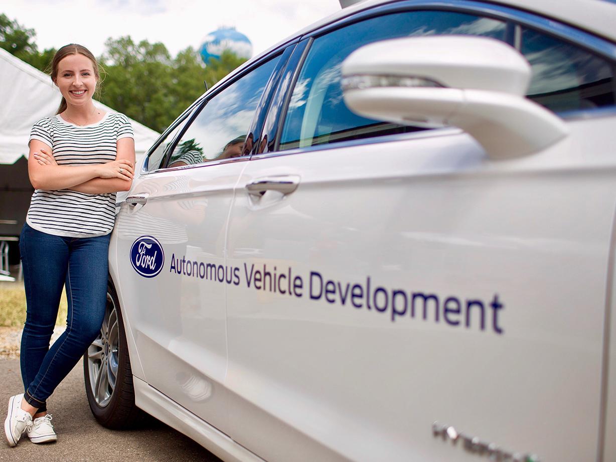 Megan Fleming, Ford intern