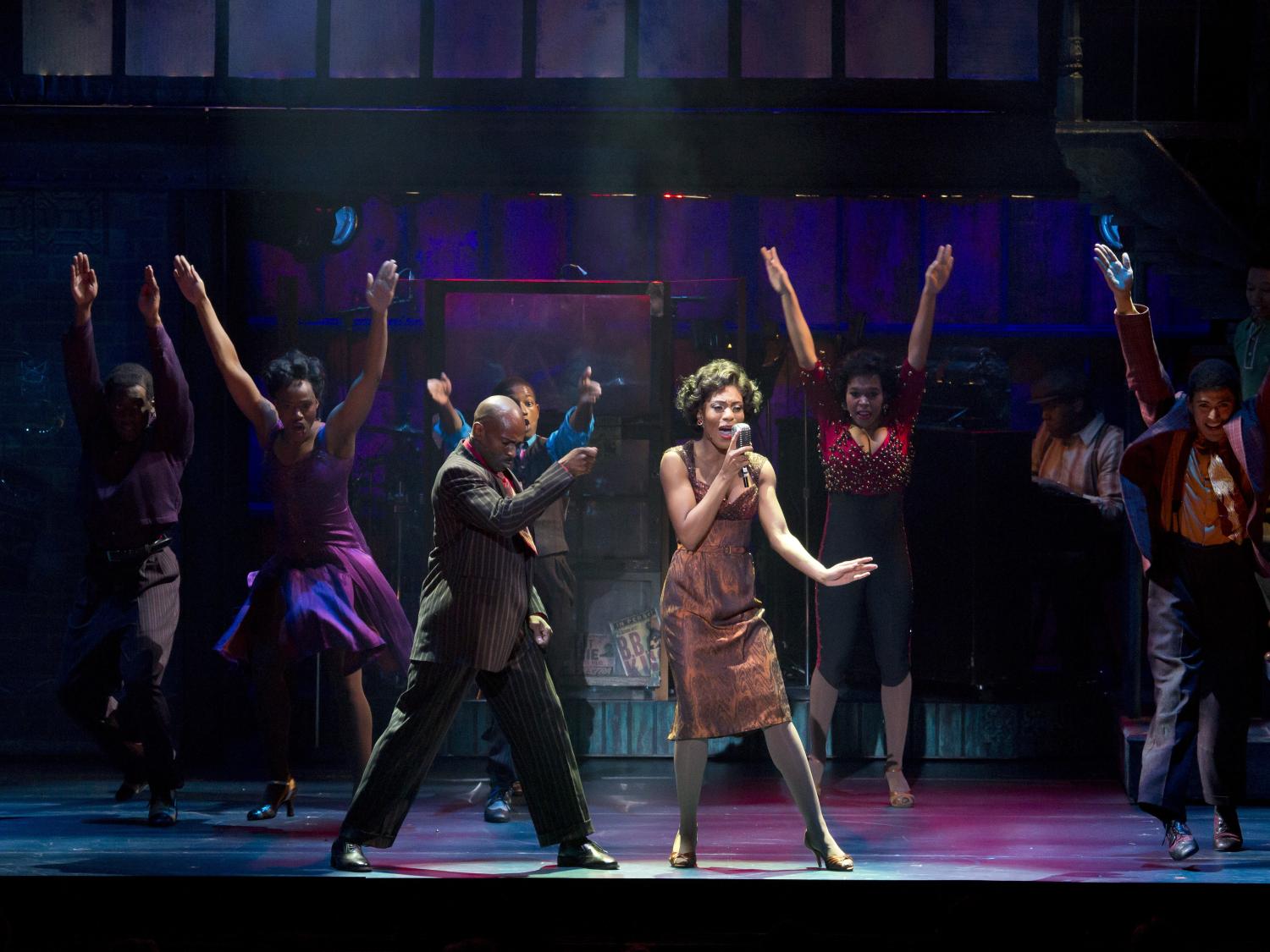 A scene from the touring Broadway musical "Memphis"