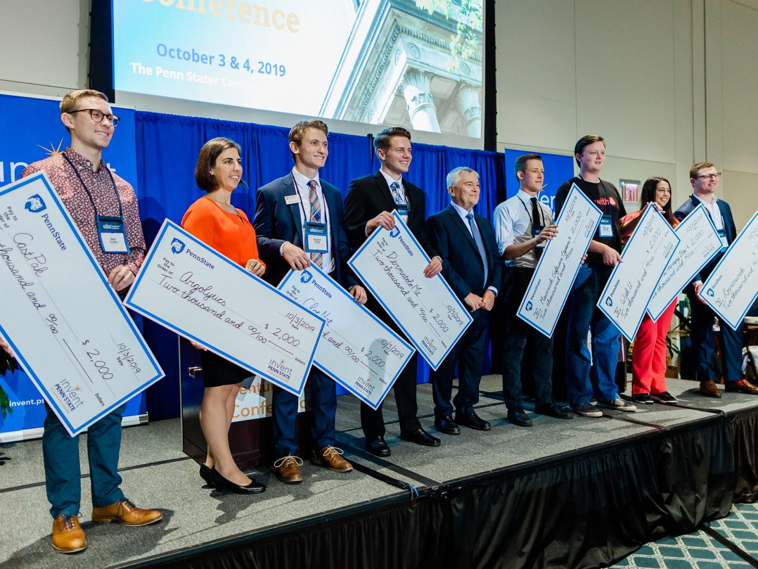 Student startups at the 2019 Venture & IP Conference
