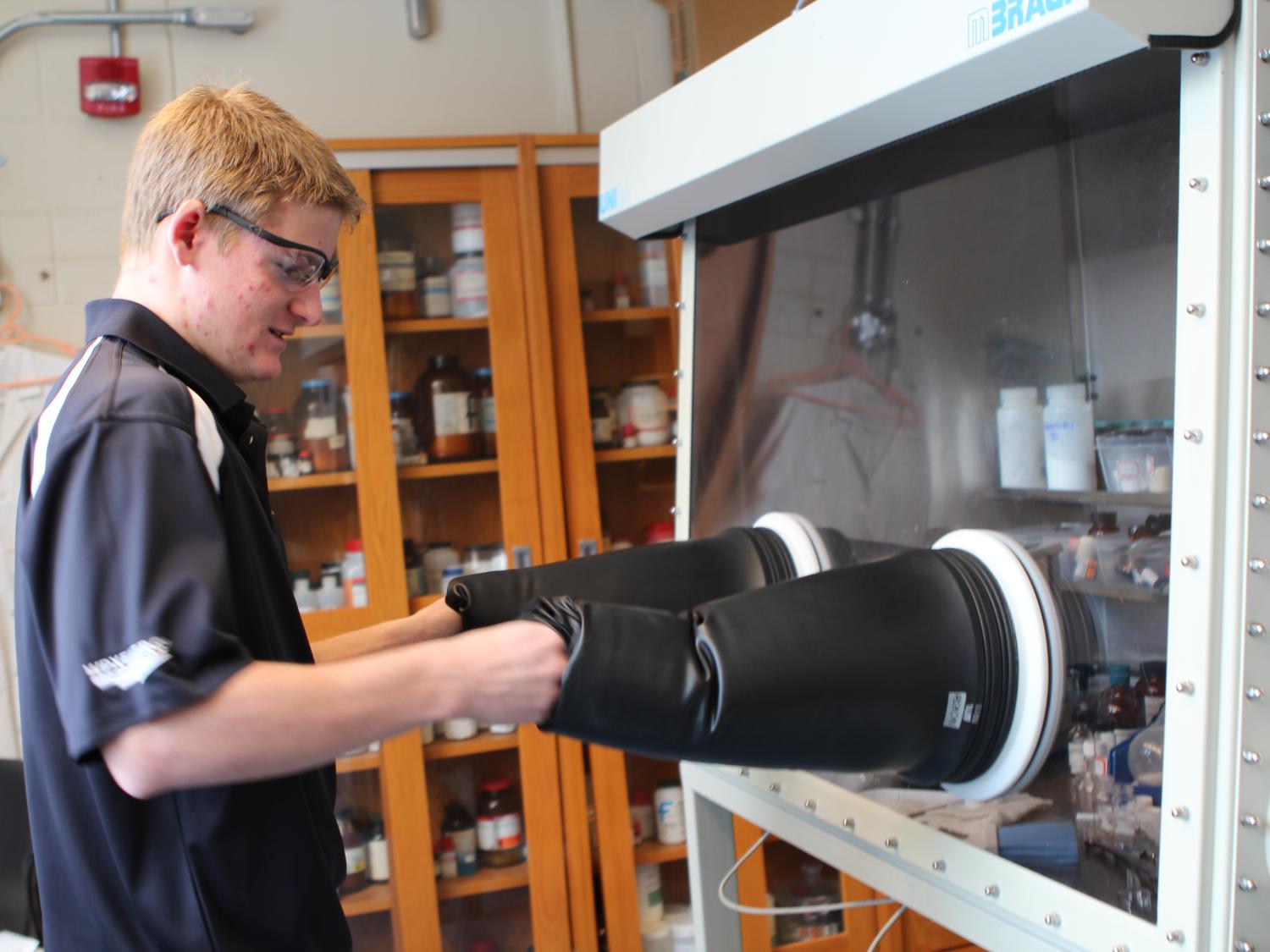 Student Mike Cavazza