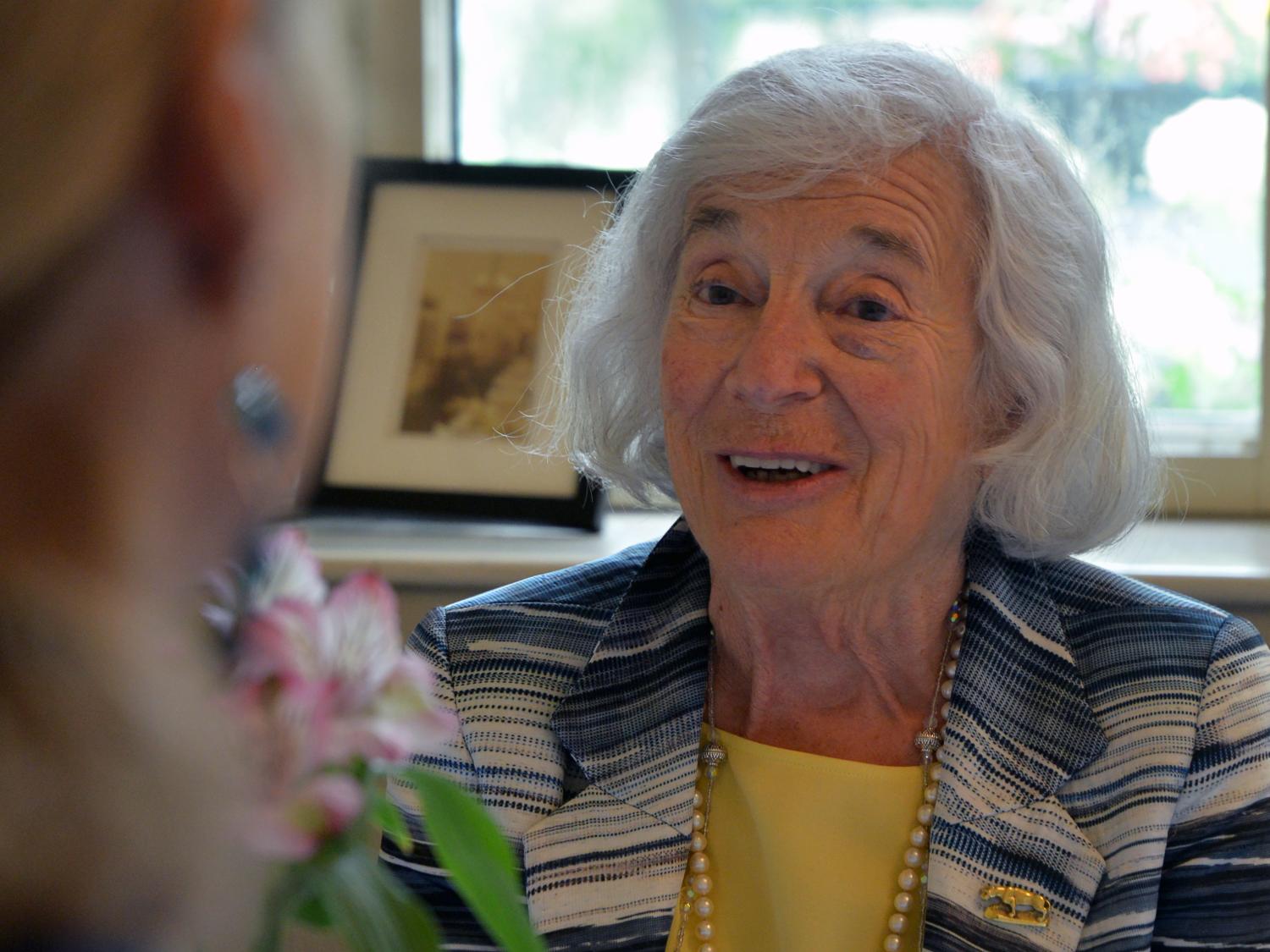 Mimi Barash Coppersmith talks with Marie Hardin