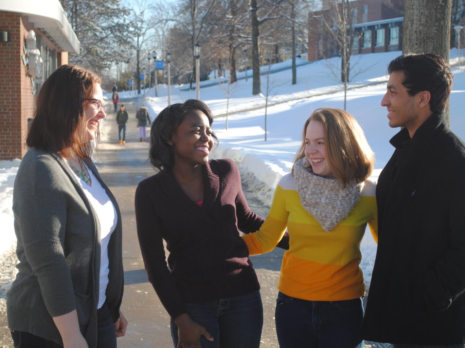 Penn State Behrend students Emili Kober, Mickie MacNicol, Carolyn Tome and Craig Miranda have created People of Penn State Behrend, a Facebook page inspired by the now-famous Humans of New York photoblog.