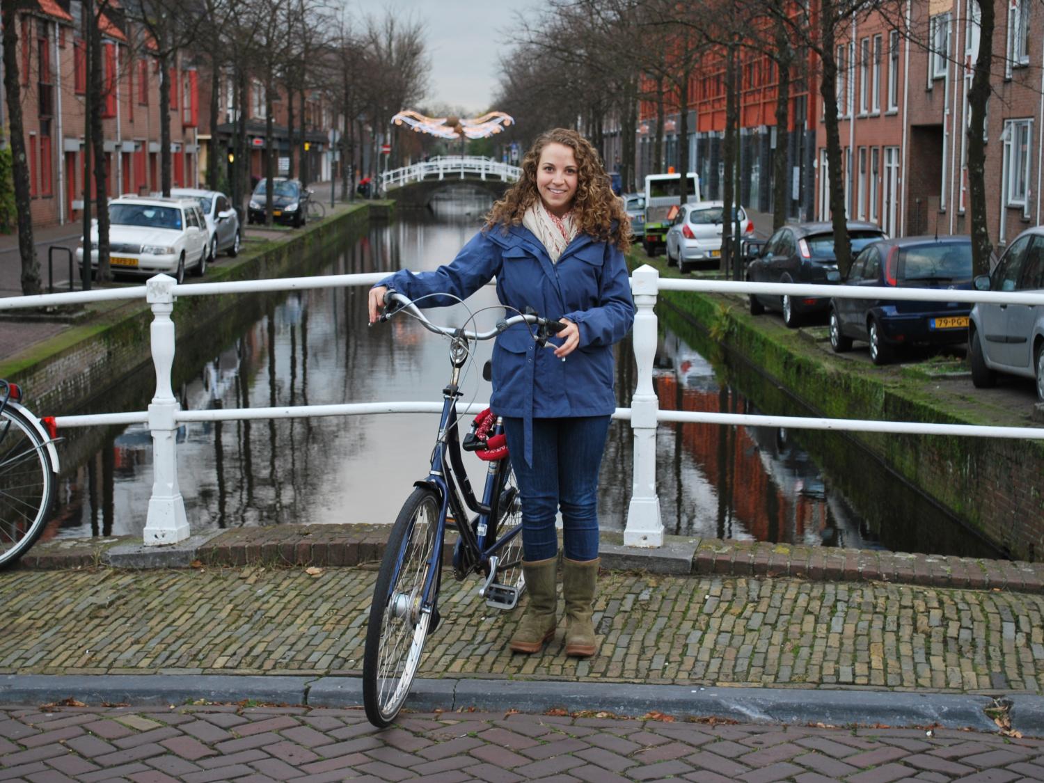 Molly Cain, a Penn State alumna and doctoral student studying water management in the Netherlands on a Fulbright scholarship, has enjoyed being immersed in Dutch culture.