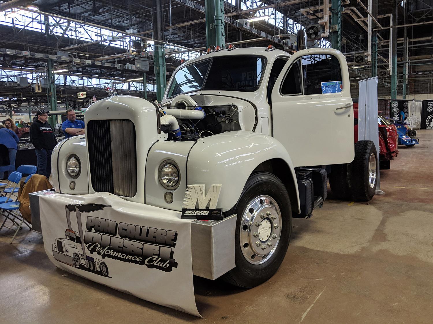 Motorama first place Penn College drag truck