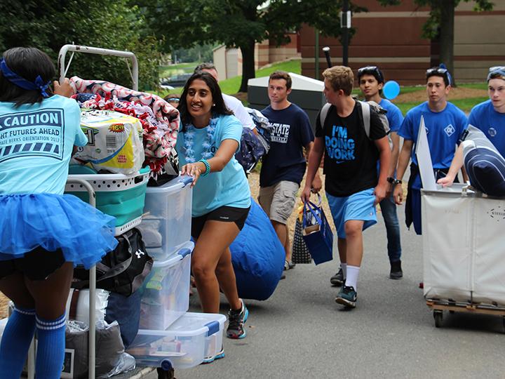 First-year students move into residence halls on Aug. 17