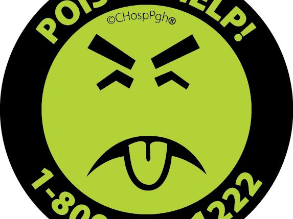 poison prevention sticker