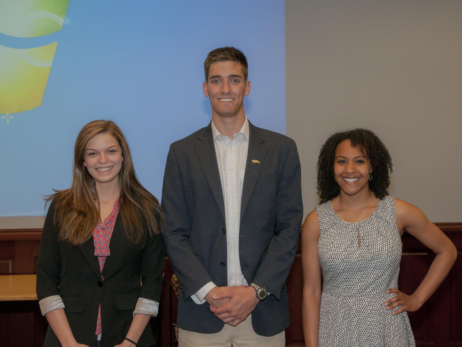 student award winners at presentation ceremony