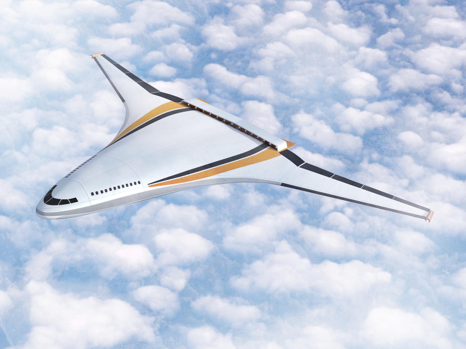An illustration of a hybrid plane concept.